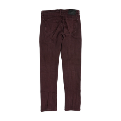 Burgundy Slim Jeans