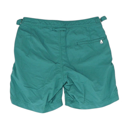 Green Solid Swim Bottom