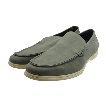 Gray Slip-On Dress Shoes