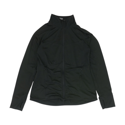 Black Solid Active Jacket