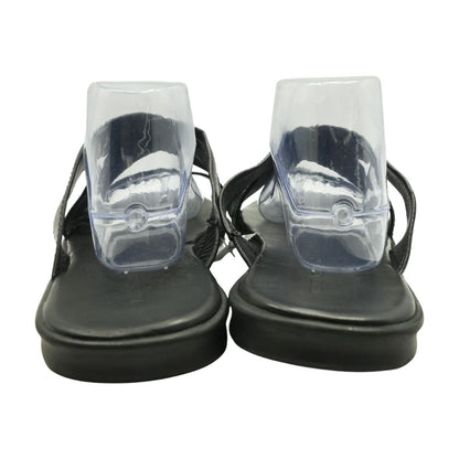 Black Casual Slide Sandals