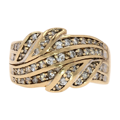 3/8 ctw 14K Yellow Gold Diamond Band Ring