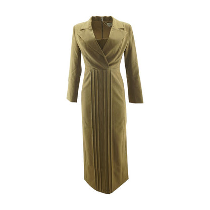 Mustard Solid Midi Maxi Dress