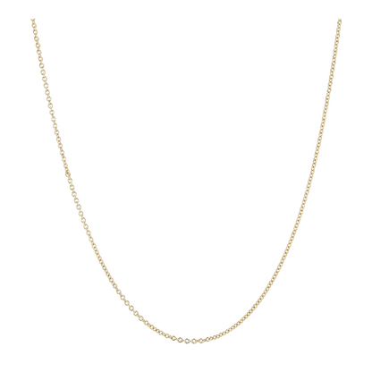 18K Yellow Gold Chain Necklace