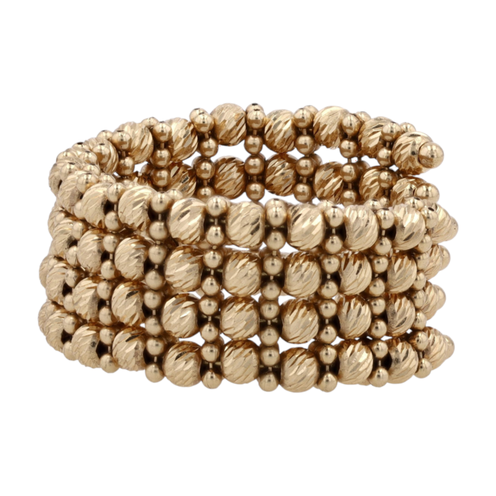 18K Yellow Gold Fashion Ring