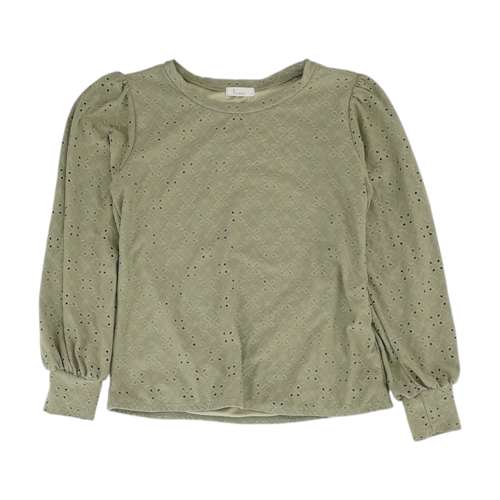 Les Amis Olive Floral Blouse – Image 1