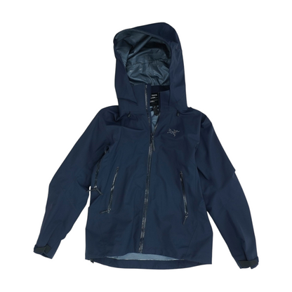 Navy Solid Rain Jacket