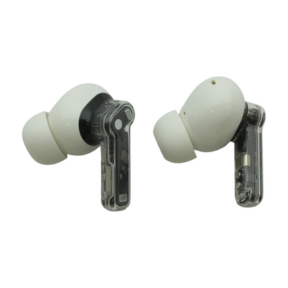 White Ear Wireless Earbuds