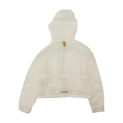 White Solid Active Jacket