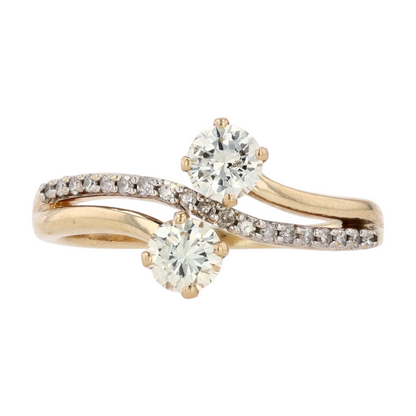 3/4 ctw 10K Yellow Gold Diamond Fashion Ring