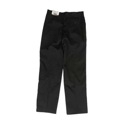 Black Solid Dress Pants