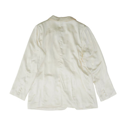 Ivory Solid Blazer