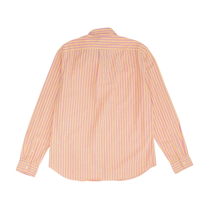 Pink Striped Long Sleeve Button Down