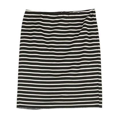 Black Striped Mini Skirt