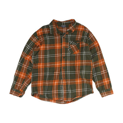 Multi Tall Plaid Flannel Button Down