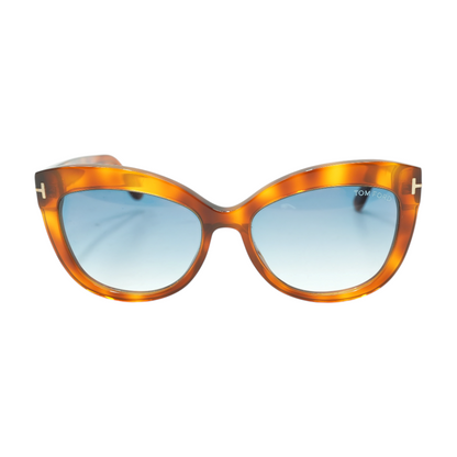 Brown Alistair Oval Sunglasses