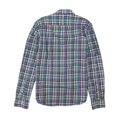 Multi Plaid Long Sleeve Button Down