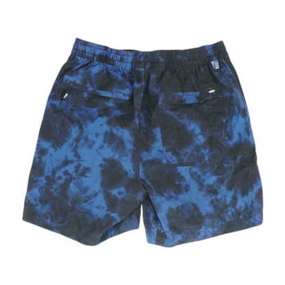 Navy Tie-Dye Active Shorts