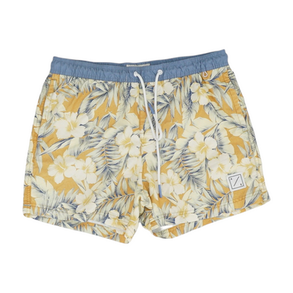 Orange Tropical Swim Bottom