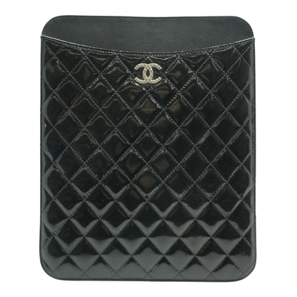 Patent Leather Quilted Ipad Case