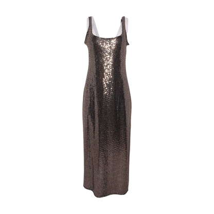Bronze Midi Dress