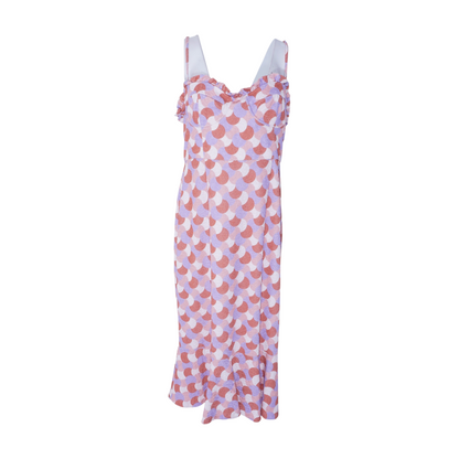 Multi Polka Dot Midi Dress