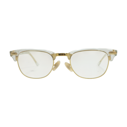 Gold Browline Prescription Eyewear
