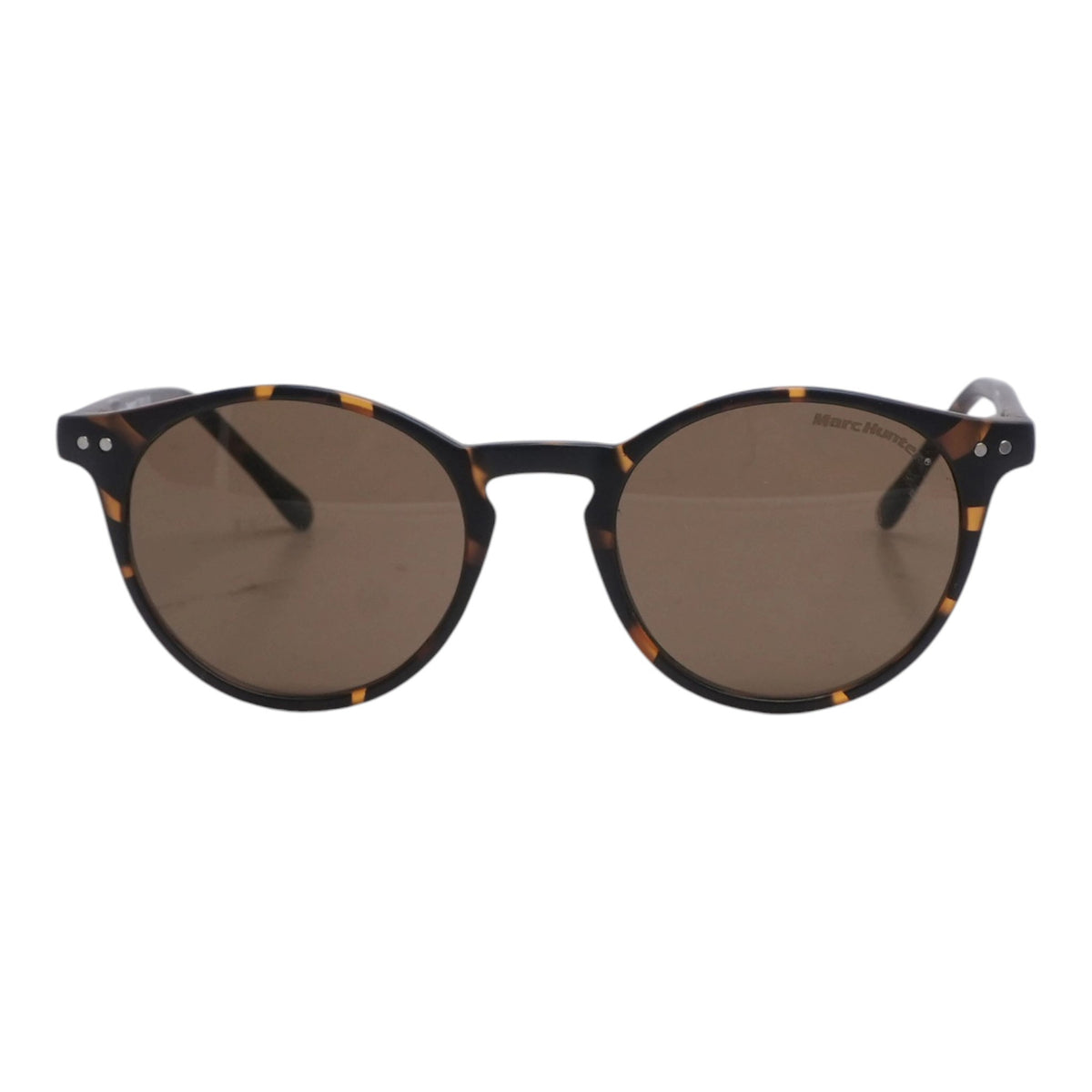 Tortoise Matt Round Sunglasses