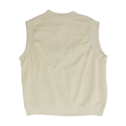 Beige Tall Solid Vest Sweater