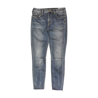 Blue Solid Jeans