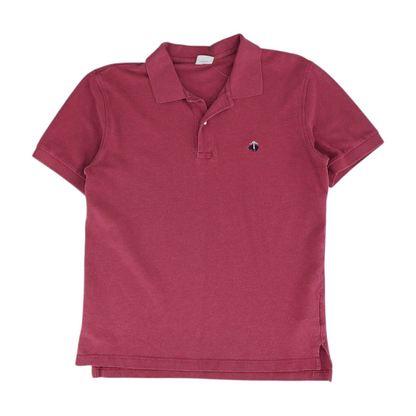 Pink Solid Short Sleeve Polo
