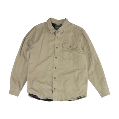 Beige Solid Jacket