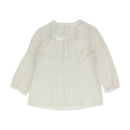 Ivory Polka Dot Blouse
