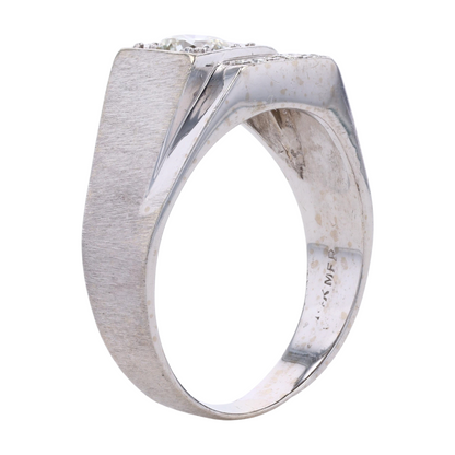9/10 ctw 14K White Gold Diamond Fashion Ring