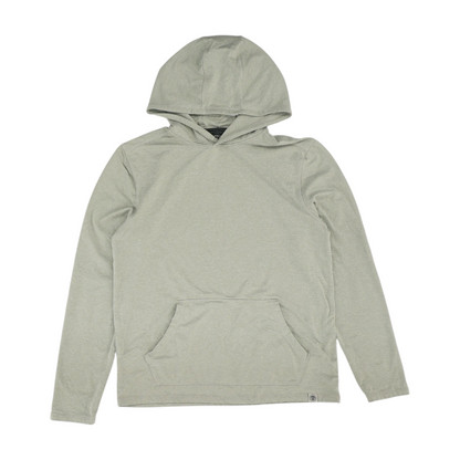 Gray Solid Hoodie Pullover