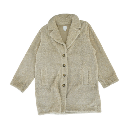 Tan Petite Solid Coat