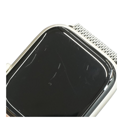 41mm Series 7 Silver Smartwatch Silver Band S/M