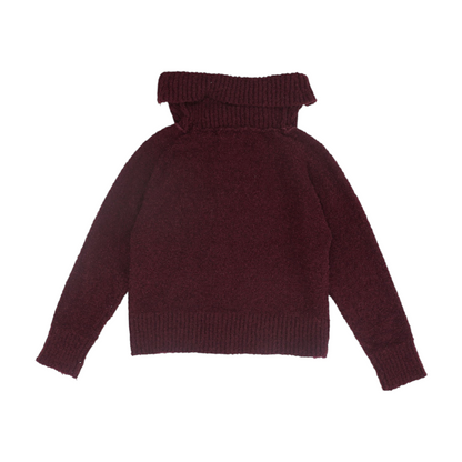 Burgundy Pullover Sweater