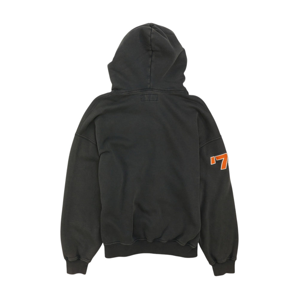 Charcoal Solid Hoodie Pullover