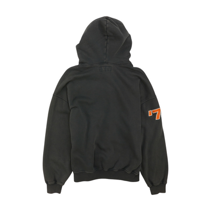 Charcoal Solid Hoodie Pullover