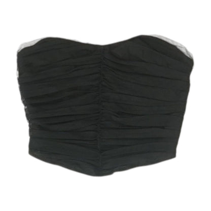 Black Cropped Blouse