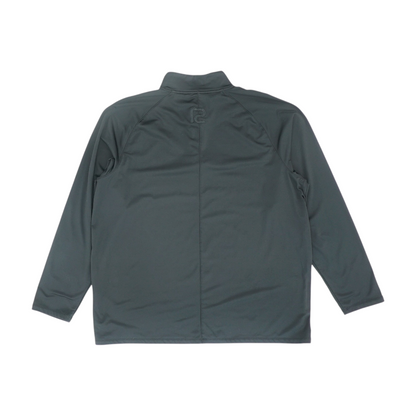 Black Solid 1/4 Zip Pullover
