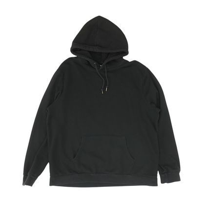 Black Solid Hoodie Pullover
