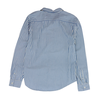 Blue Striped Long Sleeve Button Down