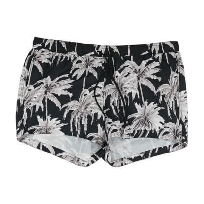 Black Print Swim Bottom