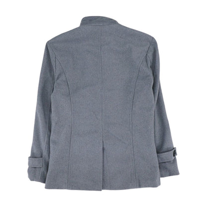 Gray Peacoat Coat
