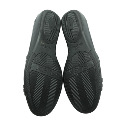 Black Slip-On Flats