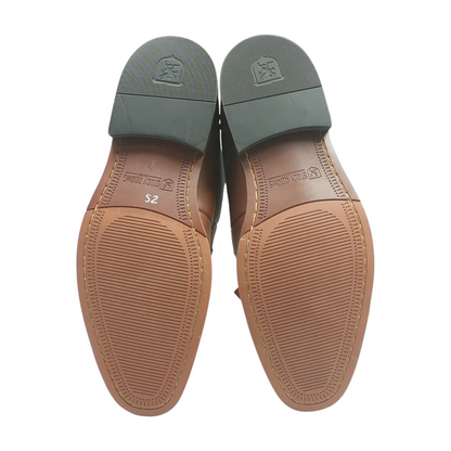 Brown Lace-Up Dress Shoes