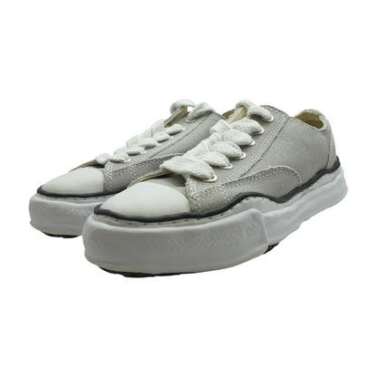 Gray "PETERSON23" OG Sole Canvas Low-top Sneaker