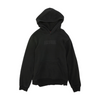 Black Solid Hoodie Pullover